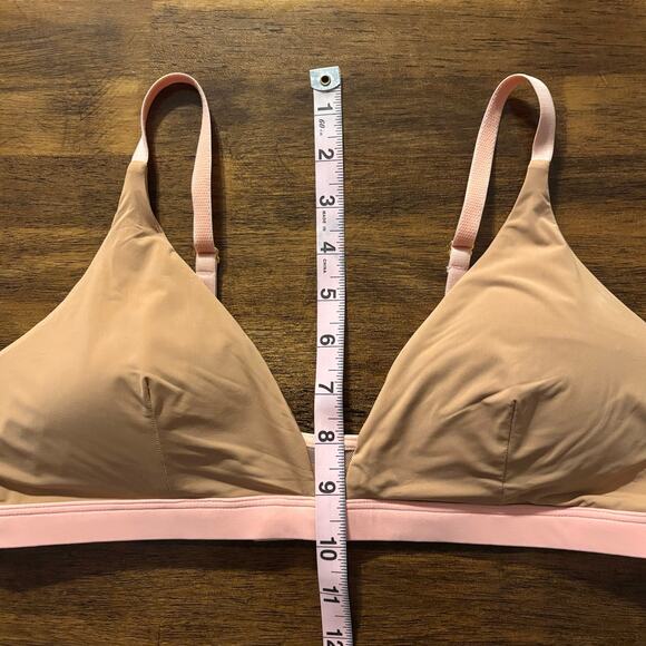 Pepper Size XL Bra Wireless Padded Triangle Bralette Adjustable Straps Plunge - Picture 10 of 10